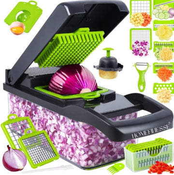 16 IN1 Mandoline Slicer Veggie Food Chopper Vegetable Cutter Tomato Carrot Grater Cheese French Onion Shredders Kitchen Tool16 IN1 Mandoline Slicer Veggie Food Chopper Vegetable Cutter Tomato Carrot Grater Cheese French Onion Shredders Kitchen Tool