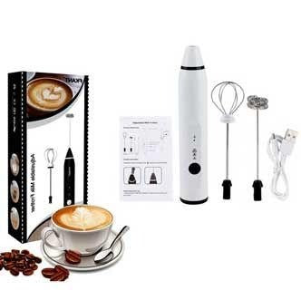 2 in 1 Electric Rechargeable Coffee Beater and Milk Frother-copy