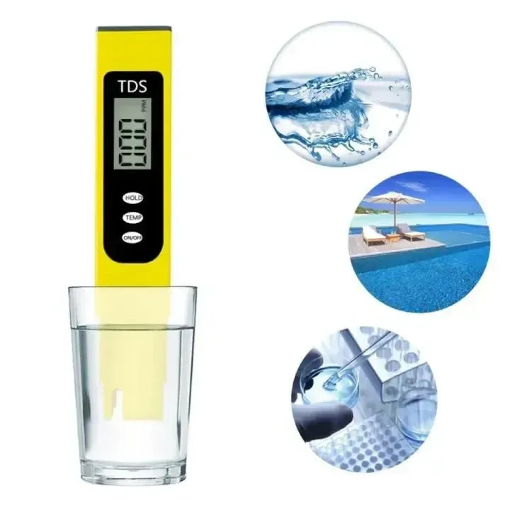 ADVANCED™ Digital Pocket TDS Meter with Temperature and Water Quality Measurement Testing Mete
